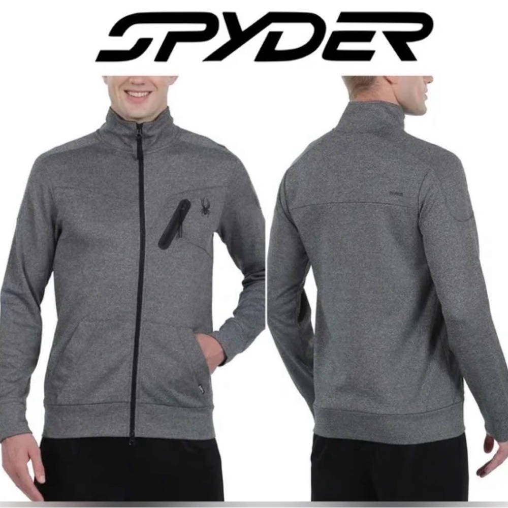 Spyder NEW Active Bandit Full Zip Gray Jacket XXL
